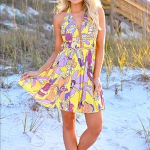 Sunshine on my Mind Halter Dress